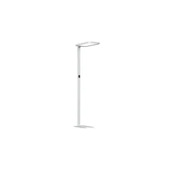 Dotlux LED Golvlampa Studio Butler Silver 80W 8800lm - 840 Kallvit | UGR <19 - 1-10V Dimbar - Rörelsesensor
