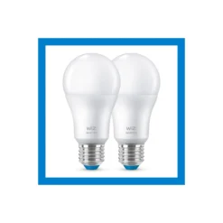 Dubbelpack 2x WiZ Smart LED E27 Päron Matt 8W 806lm | Bästa Färgåtergivning - Dimbar - Ersättare 60W