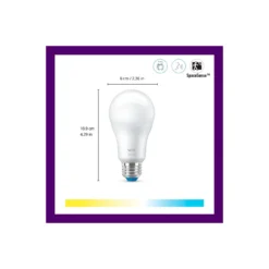 Dubbelpack 2x WiZ Smart LED E27 Päron Matt 8W 806lm | Bästa Färgåtergivning - Dimbar - Ersättare 60W