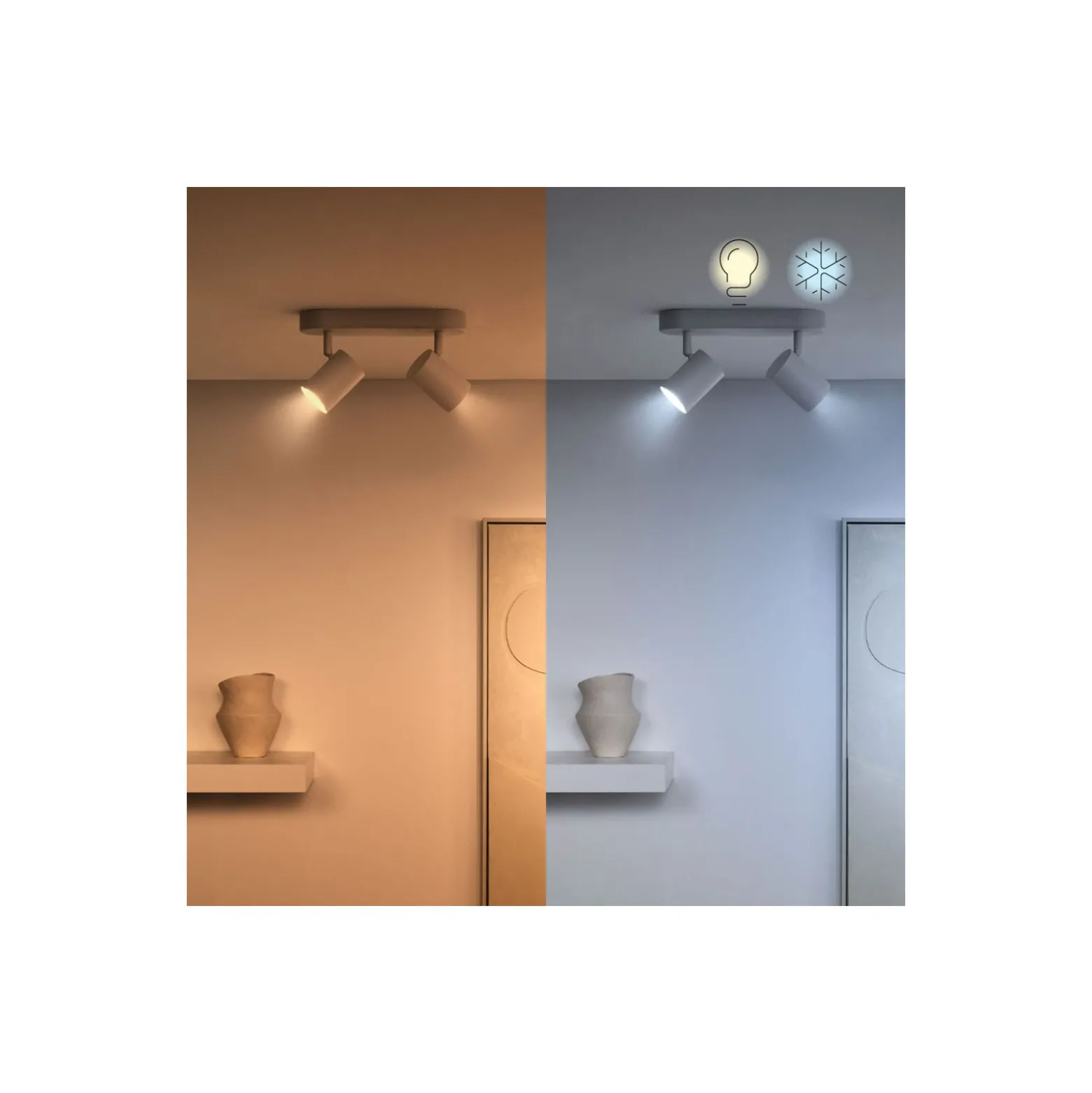 Dubbelpack 2x WiZ Smart LED Spot GU10 PAR16 5W 400lm 36D | Bästa Färgåtergivning - Dimbar - Ersättare 50W