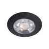 EcoDim Infälld Spot Svart 3W 240lm 90D - 827 Extra Varm Vit | 62mm - Utskärning 55mm - IP54 - Dimbar