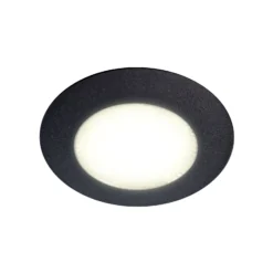 EcoDim Infälld Spot Svart 3W 240lm 90D - 827 Extra Varm Vit | 62mm - Utskärning 55mm - IP54 - Dimbar