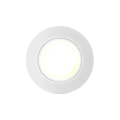 EcoDim Infälld Spot Vit 3W 240lm 90D - 827 Extra Varm Vit | 62mm - Utskärning 55mm - IP54 - Dimbar