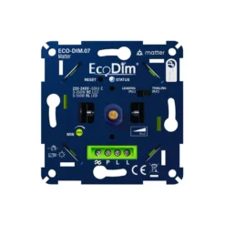 EcoDim.07 LED Dimmer Matter Tryck/Vrid 0-250W (RLC)