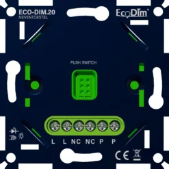 EcoDim.18 LED Dimmer Touch 0-250W(RLC) + EcoDim.20 Unit