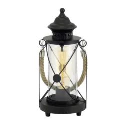 Eglo Bordslampa Bradford Stål Svart | Passande För 1x E27
