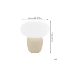 Eglo Bordslampa Cahuama Ceramic Brun | IP20 - Passande för 1x E27