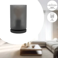 Eglo Bordslampa Colomera Stål Svart | Passande För 1x E27