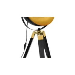 Eglo Bordslampa Covaleda Trä Stål Svart Guld | IP20 - Passande för 1x E27
