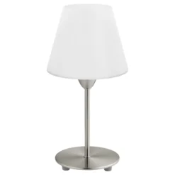 Eglo Bordslampa Damasco 1 Stål Vit | Passande För 1x E14