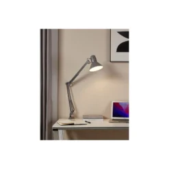 Eglo Bordslampa Firmo Stål Silver | IP20 - Passande för 1x E27
