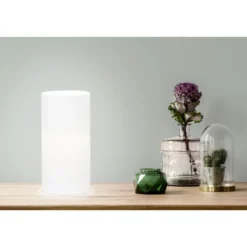 Eglo Bordslampa Geo Glas Vit | Passande För 1x E14
