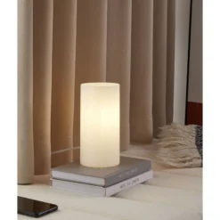 Eglo Bordslampa Geo Glas Vit | Passande För 1x E14