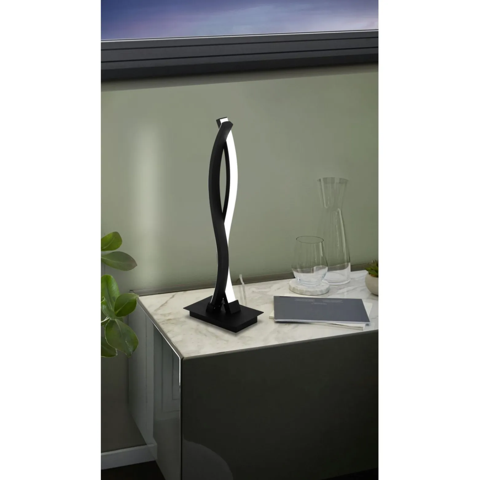 Eglo Bordslampa Lasana 3 Stål Svart 5W 720lm - 830 Varm Vit