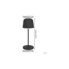 Eglo Bordslampa Mannera-S Aluminium Svart 1W 170lm - 825-830-840 CCT | IP54 - Touch Dimbar - USB-C