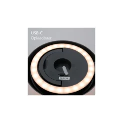 Eglo Bordslampa Meggiano Grå 1W 170lm - 830 Varm Vit | IP54 - Touch Dimbar