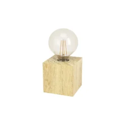 Eglo Bordslampa Prestwick 2 Trä Brun | IP20 - Passande för 1x E27