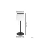 Eglo Bordslampa Scordiano Solar Stål Svart 2W 220lm - 830-840-865 CCT | IP44 - USB-C