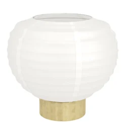 Eglo Bordslampa Summerhill Trä Stål Brun | Passande För 1x E27