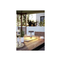Eglo Bordslampa Turcio Stål Bronze 5W 310lm - 825-830-840 CCT | IP44 - Touch Dimbar - USB-C