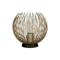 Eglo Bordslampa Venezuela Svart, Guld | Passande för 1x E27