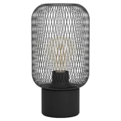 Eglo Bordslampa Wrington Stål Svart | Passande För 1x E27