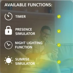 Eglo Connect.Z Smart LED E27 Edison Filament Klar 6W 806lm - 827 Extra Varm Vit | Dimbar - Ersättare 60W