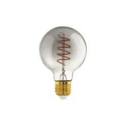 Eglo Connect.Z Smart LED Globe E27 Filament Smokey 4W 150lm - 820 Extra Varm Vit | Dimbar - Ersättare 15W