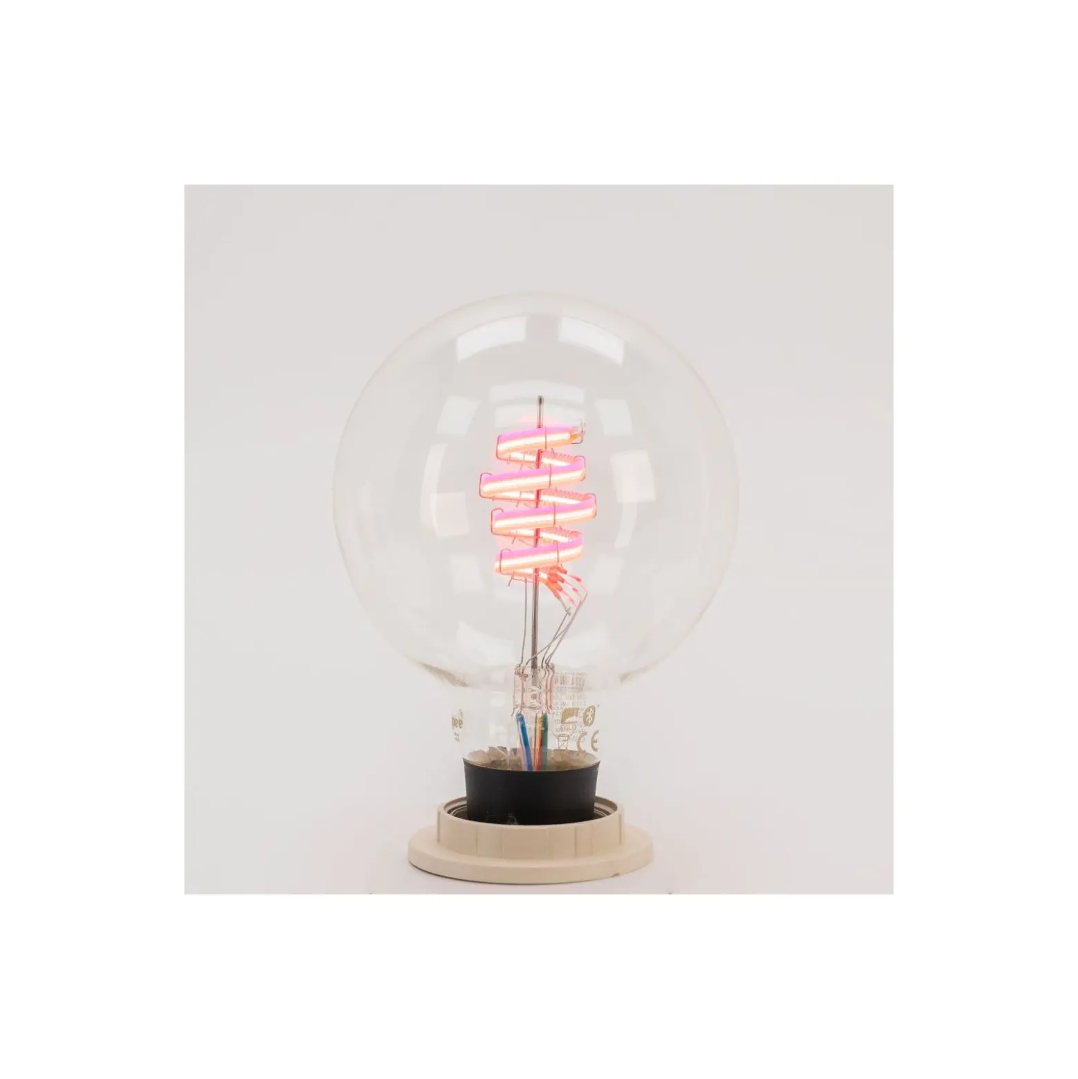 Eglo Connect.Z Smart LED Globe E27 Filament Klar 4.9W 400lm - 830 Varm Vit + RGB | Dimbar - Ersättare 40W