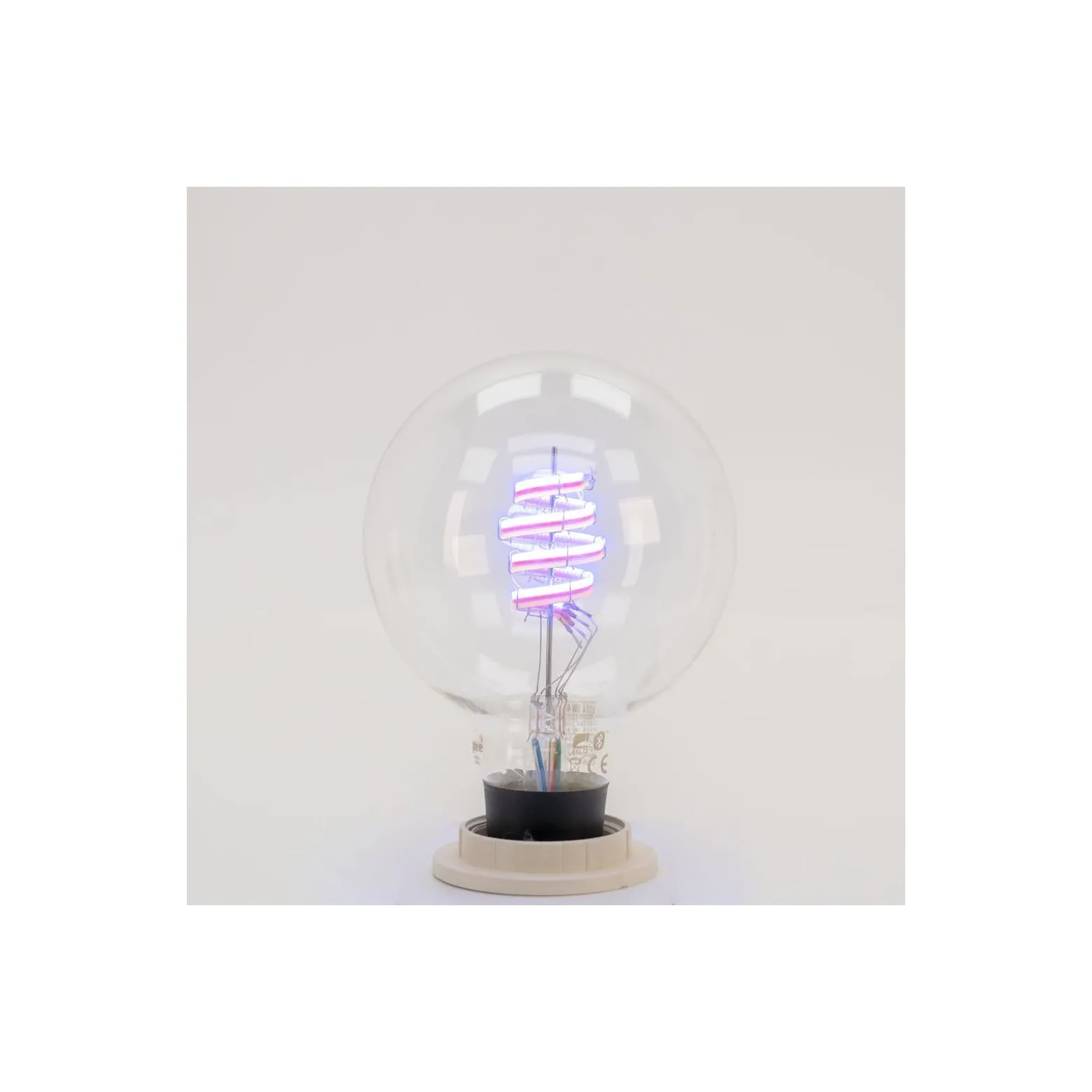 Eglo Connect.Z Smart LED Globe E27 Filament Klar 4.9W 400lm - 830 Varm Vit + RGB | Dimbar - Ersättare 40W