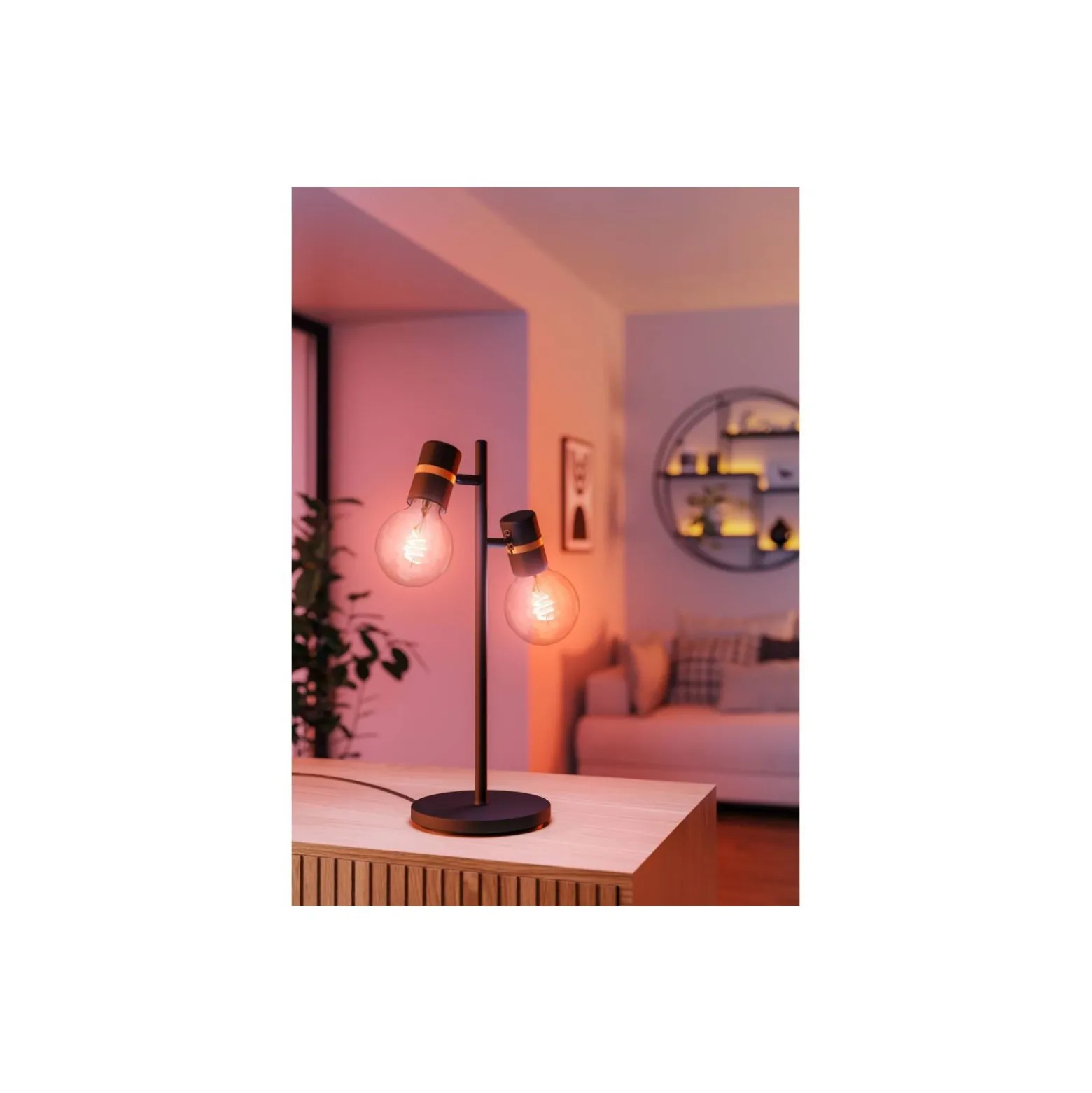 Eglo Connect.Z Smart LED Globe E27 Filament Klar 4.9W 400lm - 830 Varm Vit + RGB | Dimbar - Ersättare 40W