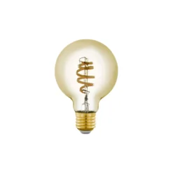 Eglo Connect.Z Smart LED Globe E27 Filament Ambar 4.9W 360lm - 827-865 Justerbar Vit | Dimbar - Ersättare 25W
