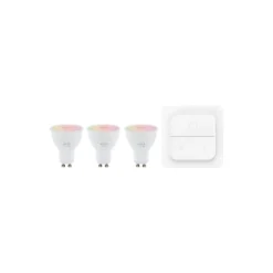 Eglo Connect.Z Smart LED Spot GU10 PAR16 14.7W 345lm 45D - 827-865 Justerbar Vit + RGB | Dimbar - Ersättare 50W