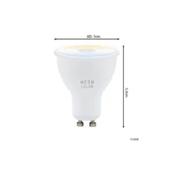 Eglo Connect.Z Smart LED Spot GU10 PAR16 4.9W 400lm 42D - 827-865 Justerbar Vit | Dimbar - Ersättare 57W