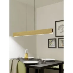 Eglo Connect.Z Smart Pendellampa Anchorena-Z Trä Svart 34W 3960lm - 827-865 Justerbar Vit | Dimbar