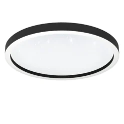 Eglo Connect.Z Smart Taklampa Aluminium Svart 34W 4100lm - 827-865 Justerbar Vit + RGB | 570mm - Dimbar