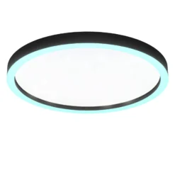 Eglo Connect.Z Smart Taklampa Aluminium Svart 34W 4100lm - 827-865 Justerbar Vit + RGB | 570mm - Dimbar