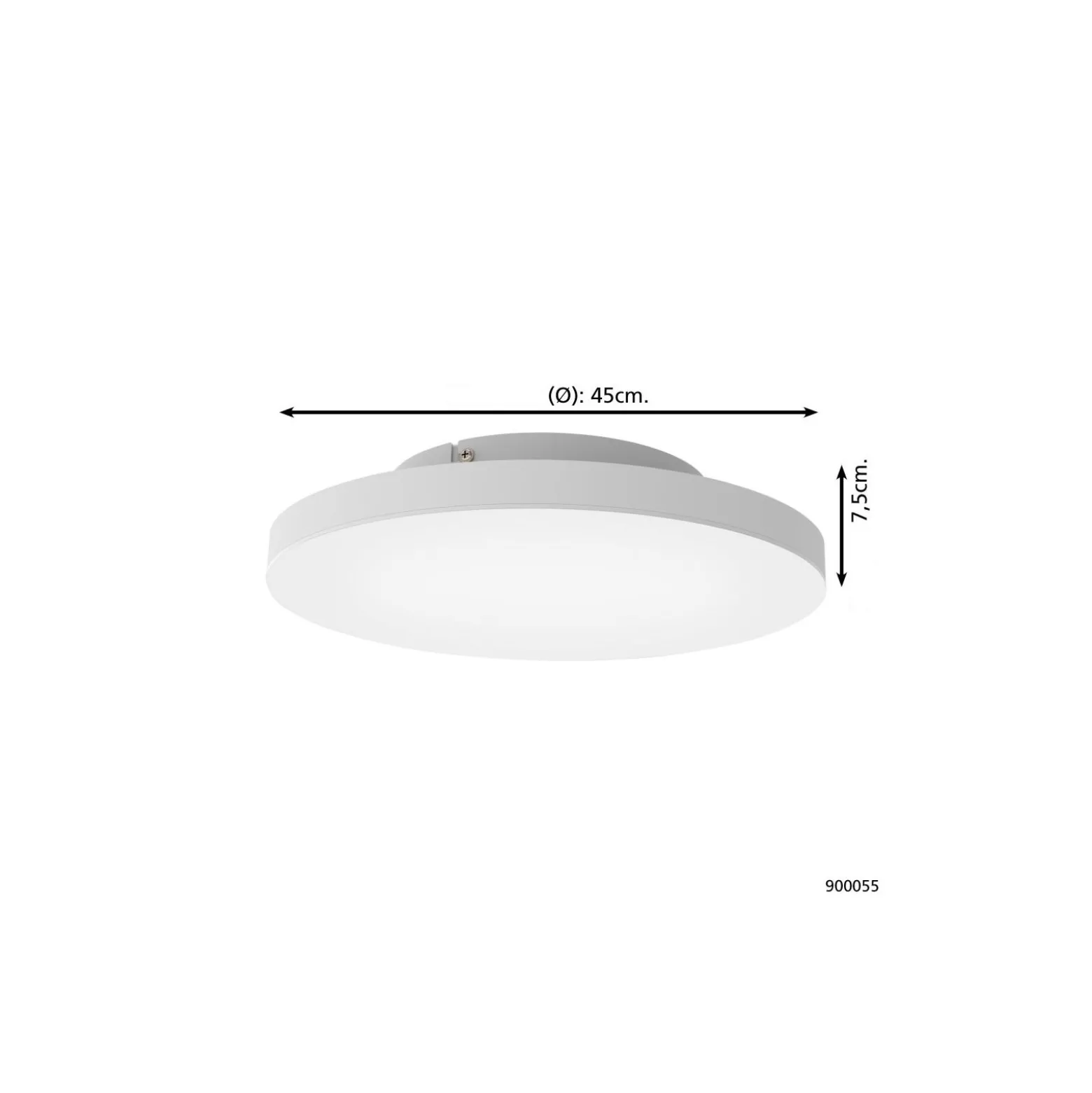 Eglo Connect.Z Smart Taklampa Turcona-Z Stål Vit 22.4W 2490lm - 827-865 Justerbar Vit + RGB | Dimbar