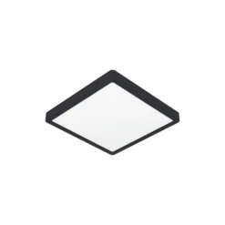 Eglo Connect.Z Smart Taklampa Badrumsbelysning Fueva 6-Z Plast Svart 17.8W 2700lm - 827-865 Justerbar Vit + RGB | Dimbar