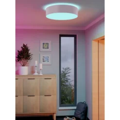 Eglo Connect.Z Smart Taklampa Romaro-Z Stål Vit 35W 3500lm - 827-865 Justerbar Vit | 570mm - Dimbar