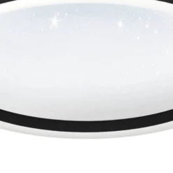 Eglo Connect.Z Smart Taklampa Aluminium Svart 17W 2150lm - 827-865 Justerbar Vit + RGB | 420mm - Dimbar