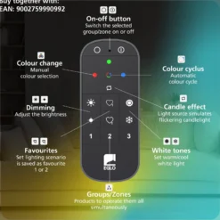 Eglo Connect.Z Smart Taklampa Sarsina-Z Aluminium Svart 33W 4300lm - 827-865 Justerbar Vit | 450mm - Dimbar