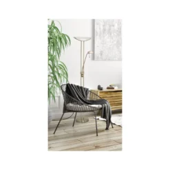 Eglo Golvlampa Baya Stål Guld | Passande För 1x R7s och 1x G9