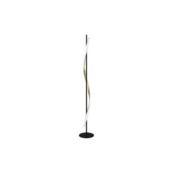 Eglo Golvlampa Conaprato Stål Brushed Mässing, Svart 20W 2500lm - 827-840-865 CCT | Dimbar
