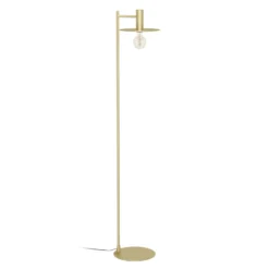 Eglo Golvlampa Escandell Stål Guld | Passande För 1x E27