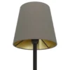 Eglo Golvlampa Fiorana Stål Svart Guld | Passande För 1x E14