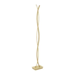 Eglo Golvlampa Lasana 4 Stål Aluminium Trä 36W 4700lm - 830 Varm Vit