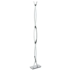 Eglo Golvlampa Lasana 2 Stål Aluminium Krom 36W 4700lm - 830 Varm Vit