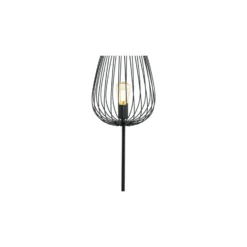 Eglo Golvlampa Newtown Stål Svart | IP20 - Passande för 1x E27
