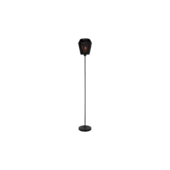 Eglo Golvlampa Persley Stål Svart Papper | IP20 - Passande för 1x E27